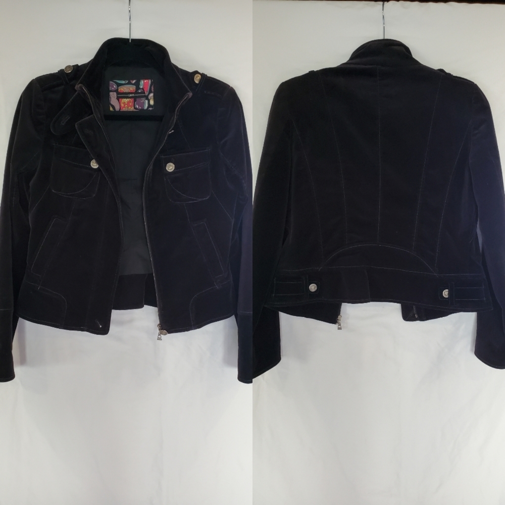 Coups (Korean brand) black suede jacket